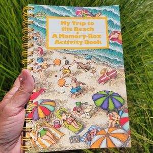 My Trip To The Beach ~ A Memory-Box Activity Book Set  ~ 1987 ~ FINAL PRICE!